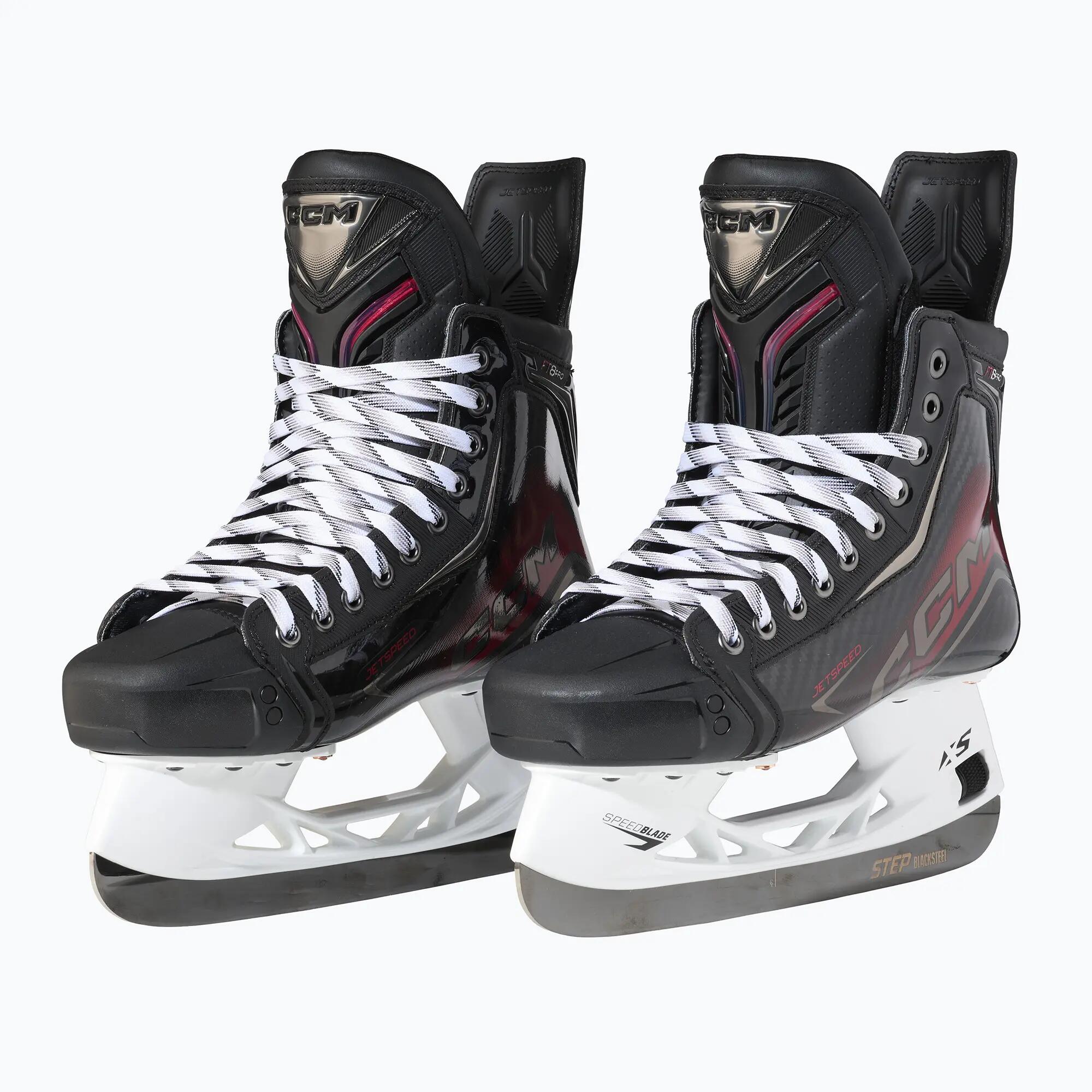 CCM JetSpeed FT8 Pro Senior patins de hóquei pretos – REGULAR 2/7
