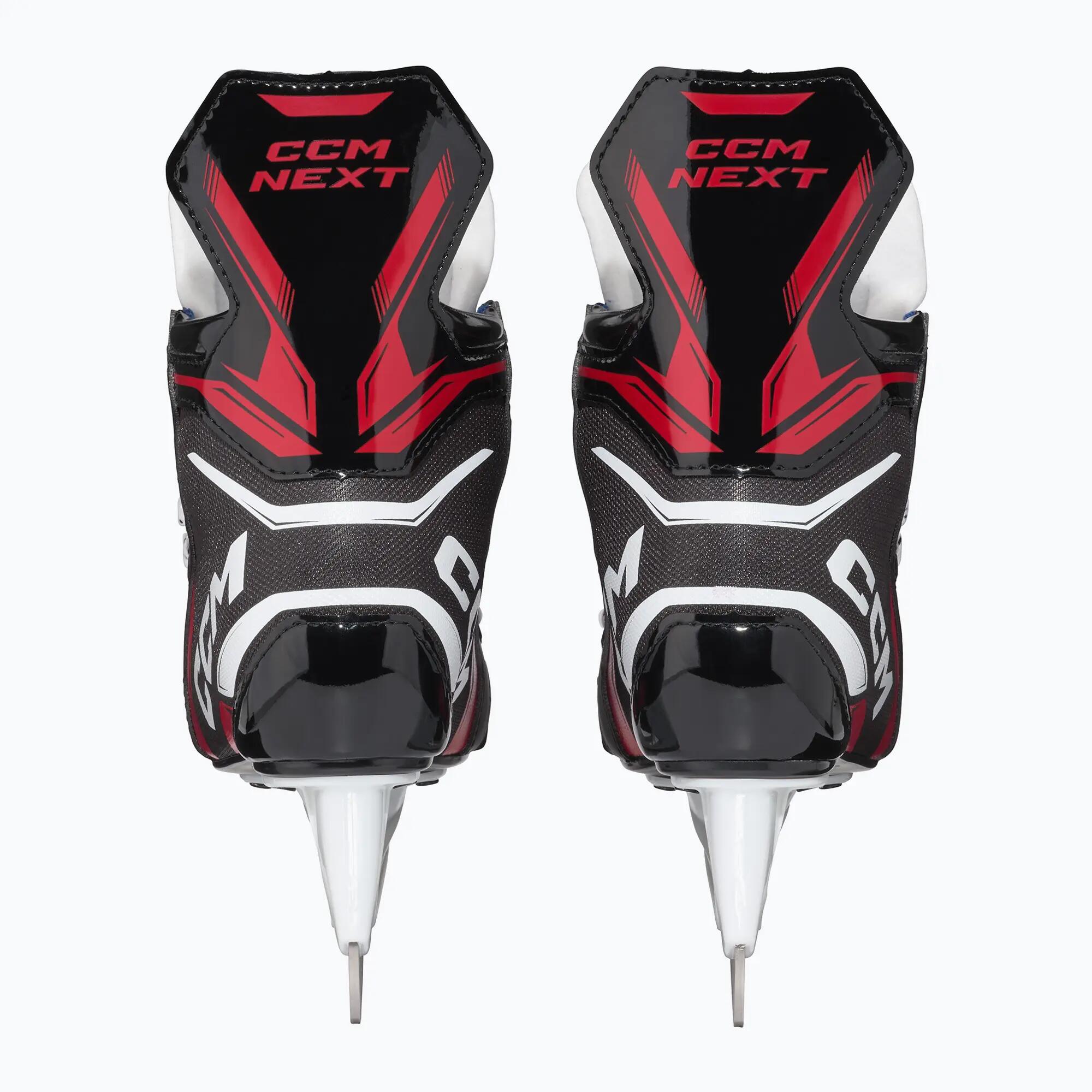 CCM Next YT Regular schwarz Jugend Eishockey-Schlittschuhe 4/7