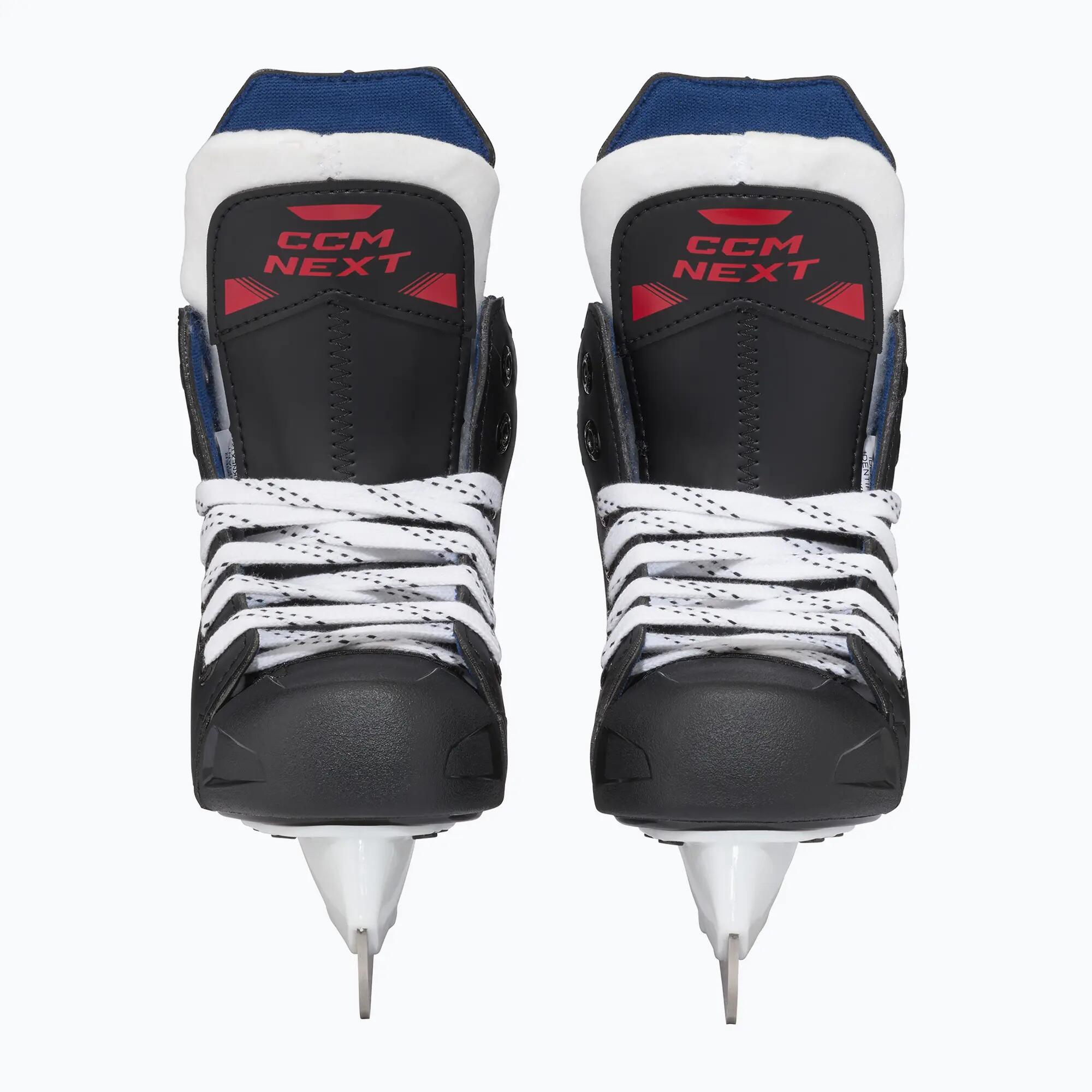 CCM Next YT Regular schwarz Jugend Eishockey-Schlittschuhe 3/7