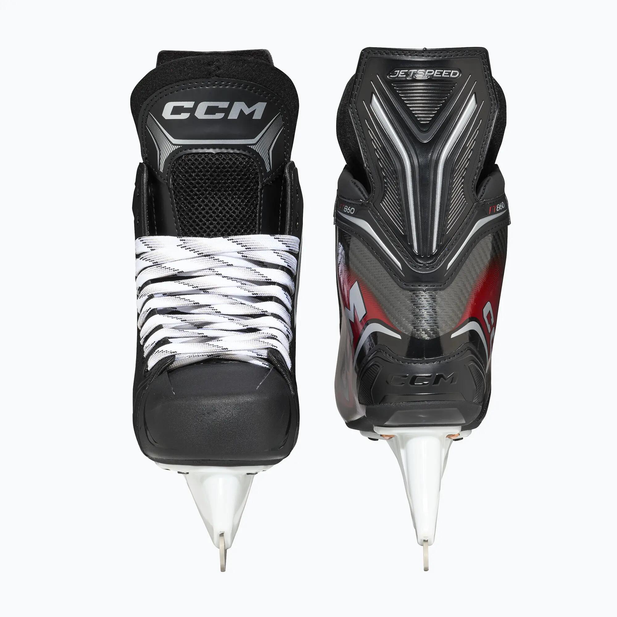 CCM JetSpeed FT860 Intermediate patins de hóquei pretos 3/7
