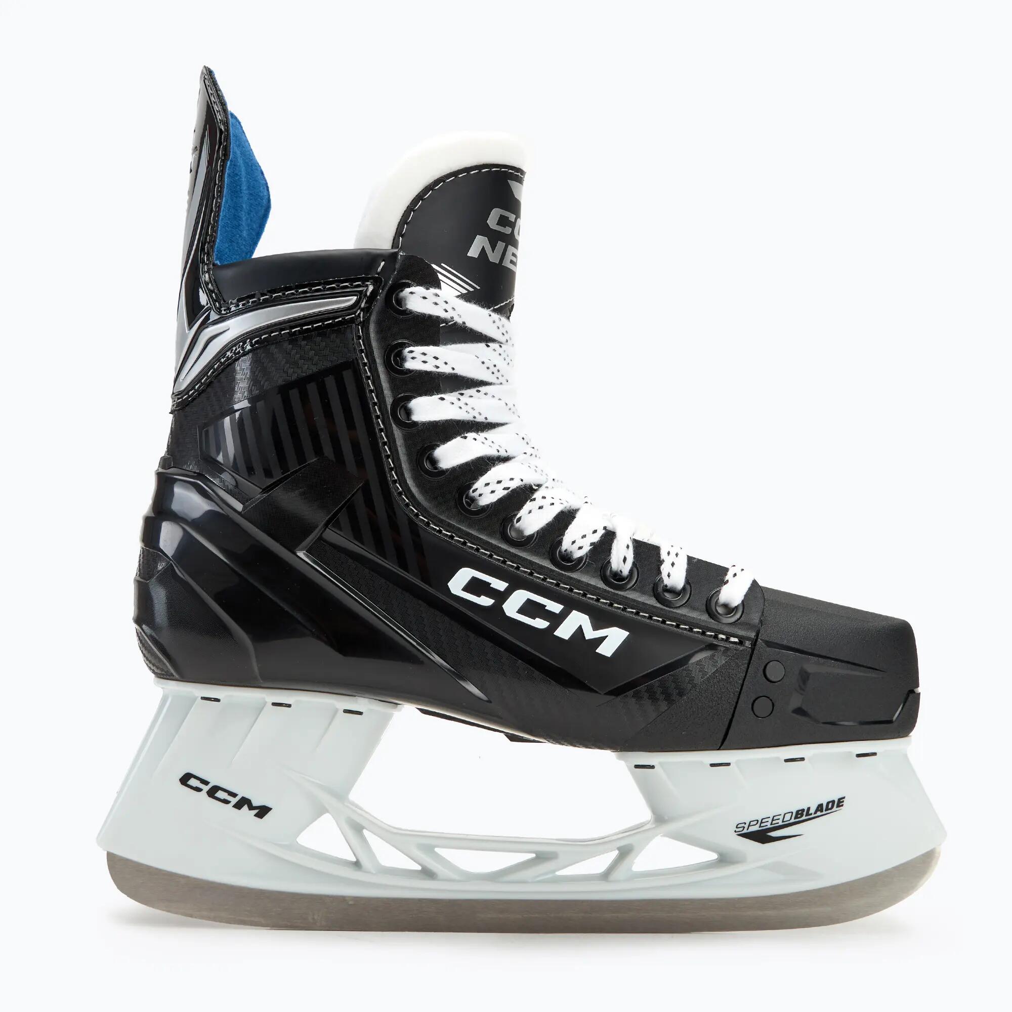 CCM Next Senior Regular noirs patins de hockey sur glace pour adultes 2/7