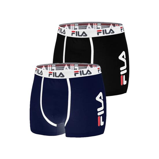 Lot de 2 Boxers coton homme FU5040 Uni