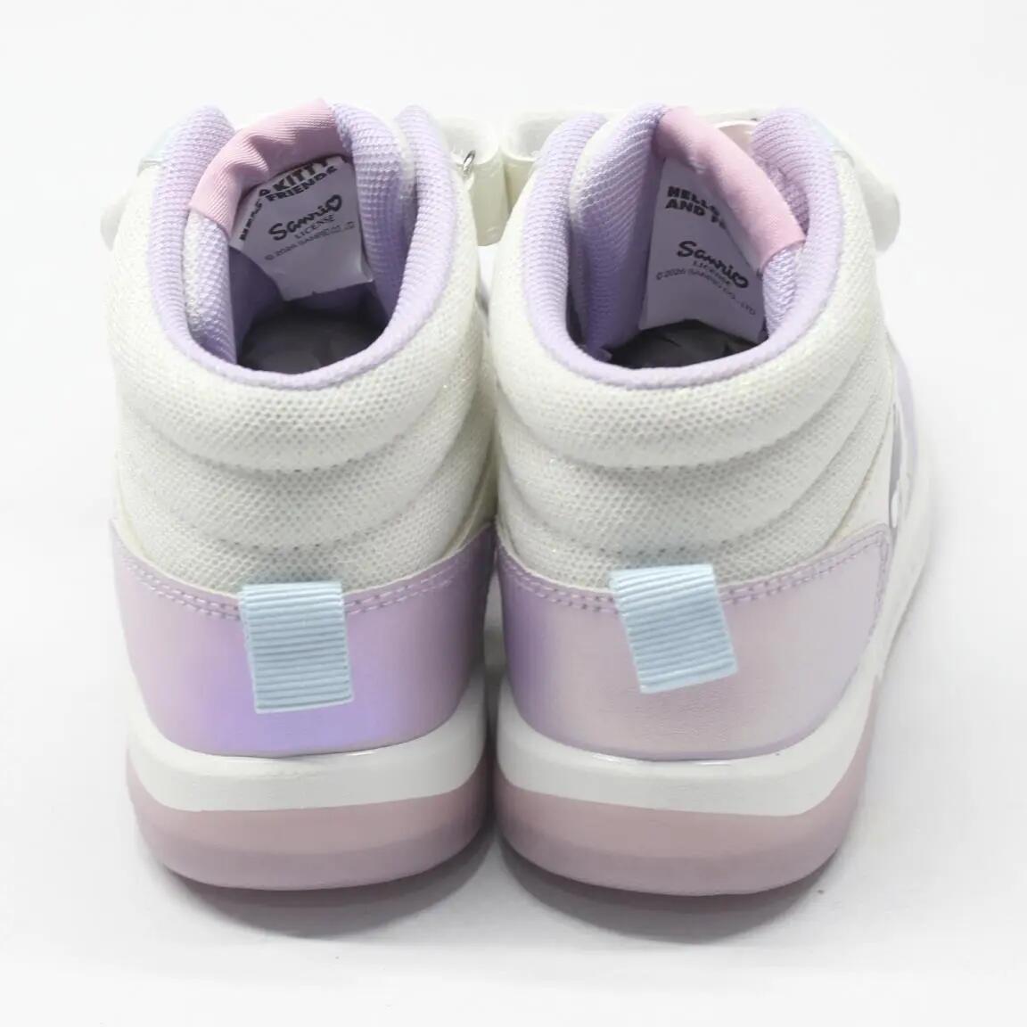 Zapatillas Deportivas con Luces Infantil Hello Kitty con Doble Velcro Blanca 6/6