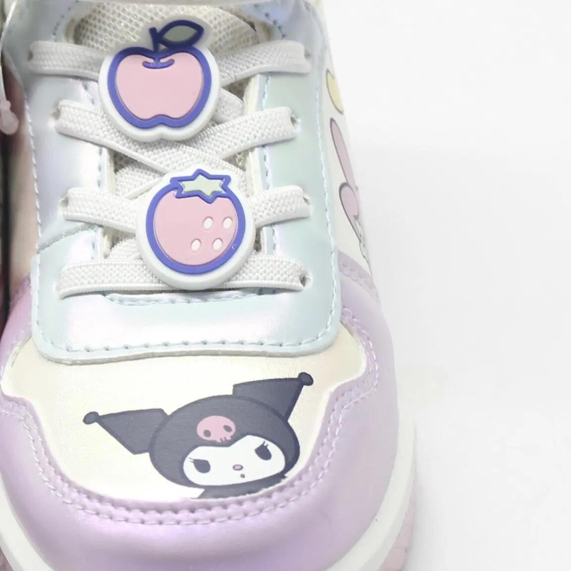 Zapatillas Deportivas con Luces Infantil Hello Kitty con Doble Velcro Blanca 4/6