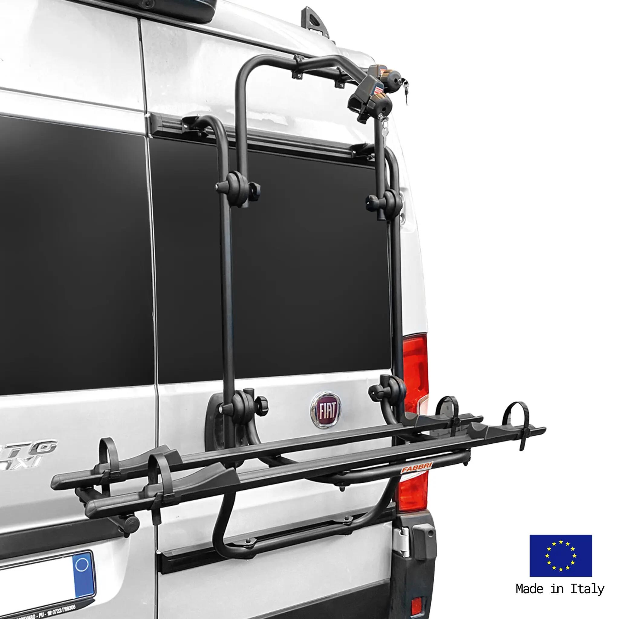 FABBRI BICI OK MTB VAN BLACK bagażnik rowerowy, 2 rowery, Ducato/Jumper/Boxer 2/2