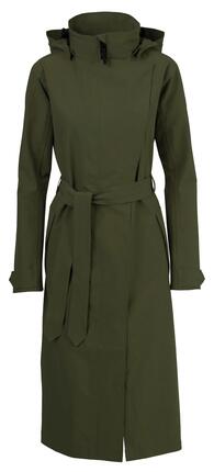 Damen Fahrrad Regenjacke Trenchcoat lang wasserdicht atmungsaktiv Poray