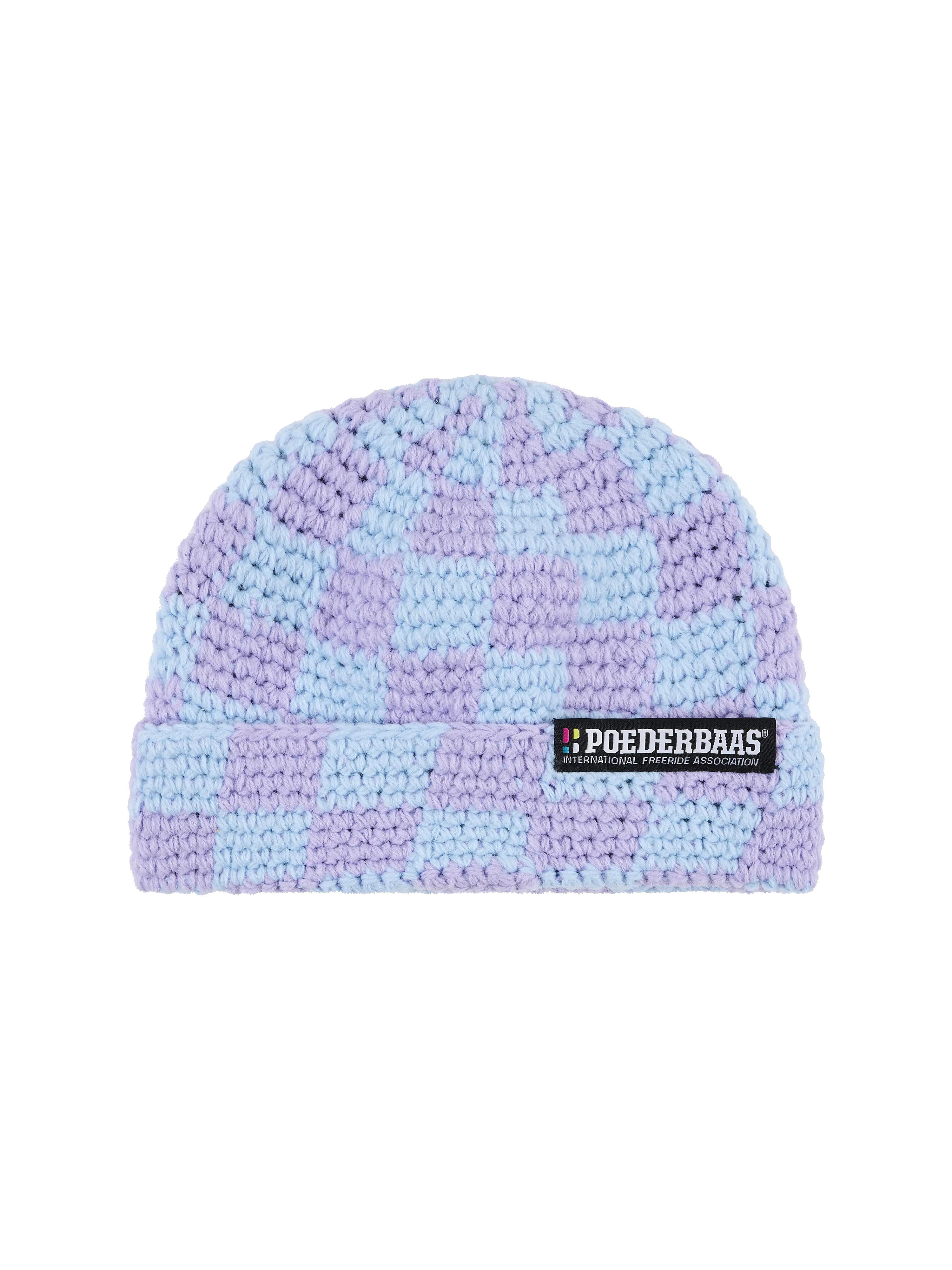 Mütze - Damen - Checkerboard - flieder 7/7