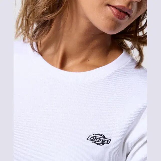 T-shirt Dickies WGladeville LS White 5/6