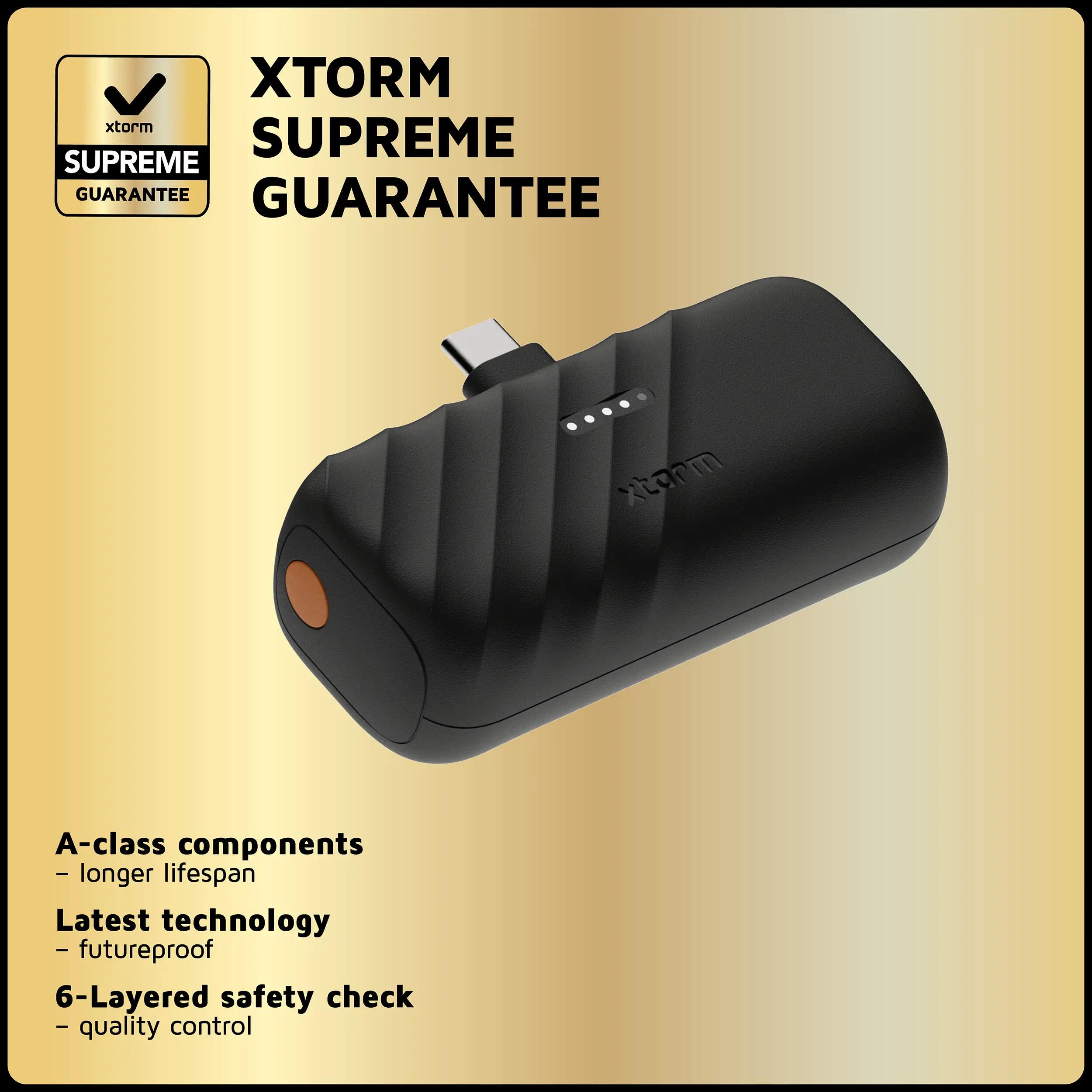 Xtorm Go2 Evolution Powerbank - 5.000 mAh - USB-C Aansluiting - Ice White 4/5