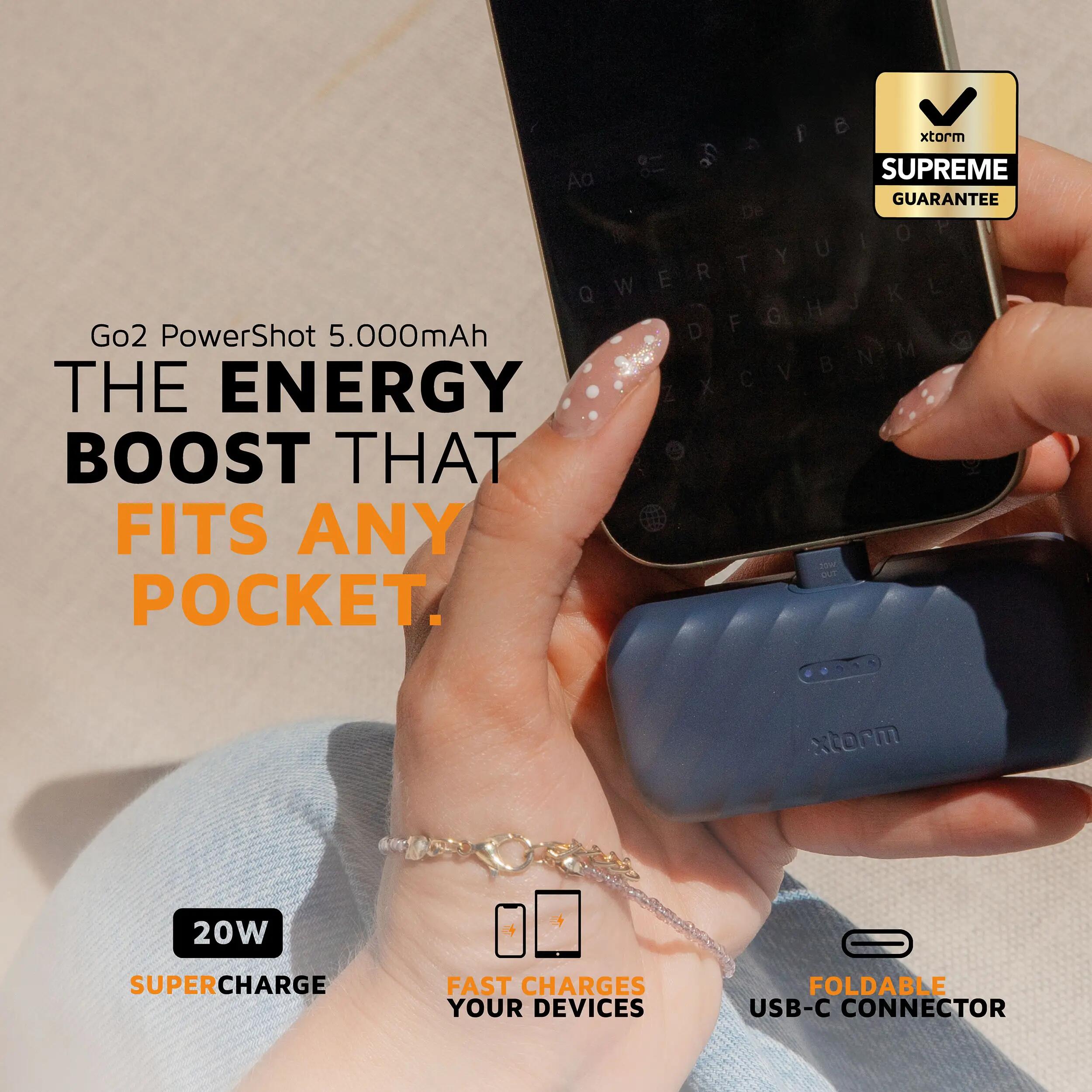 Xtorm Go2 Batterie externe - 5.000 mAh - USB-C Aansluiting 2/6