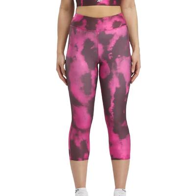 Reebok train legging dames - roze/mauve