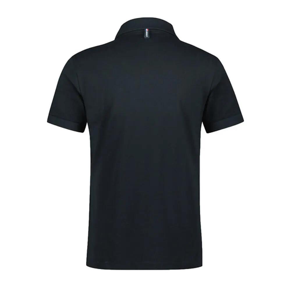 Men's Black Le Coq Sportif Polo Shirt 2111403 3/3