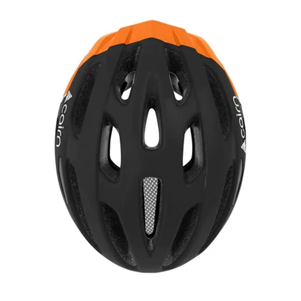 Casco Bici Uomo Cairn Neon Nero/Arancione per Ciclismo 3/4