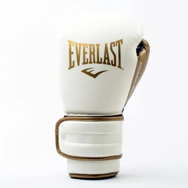 Luvas de boxe - Powerlock 2R - Branco/Ouro 10/10