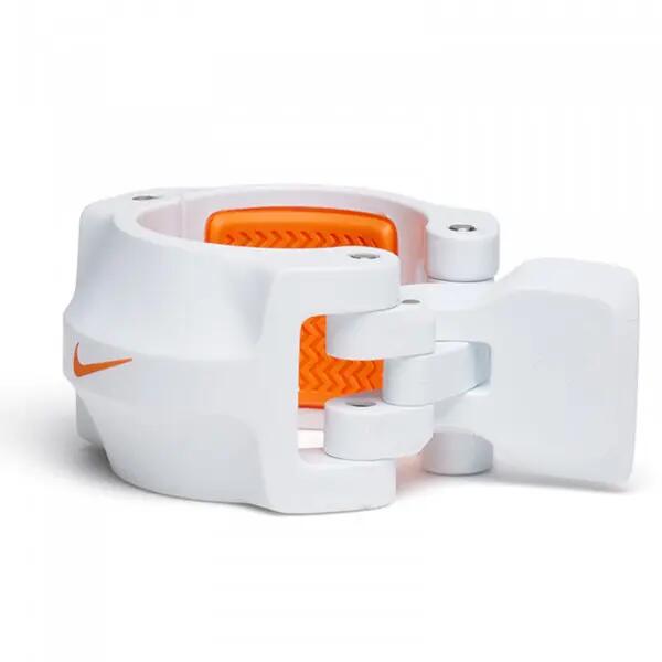 Haltersluitingen - Krachttraining - 50 mm - Nike Strength - Wit/oranje 9/10