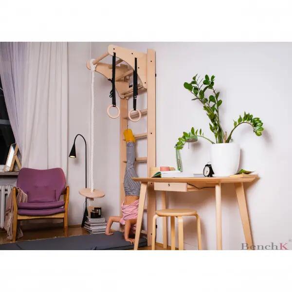 Accessoires - Gymnastique - Anneaux et balançoire en bois - A076 - Chêne 9/10