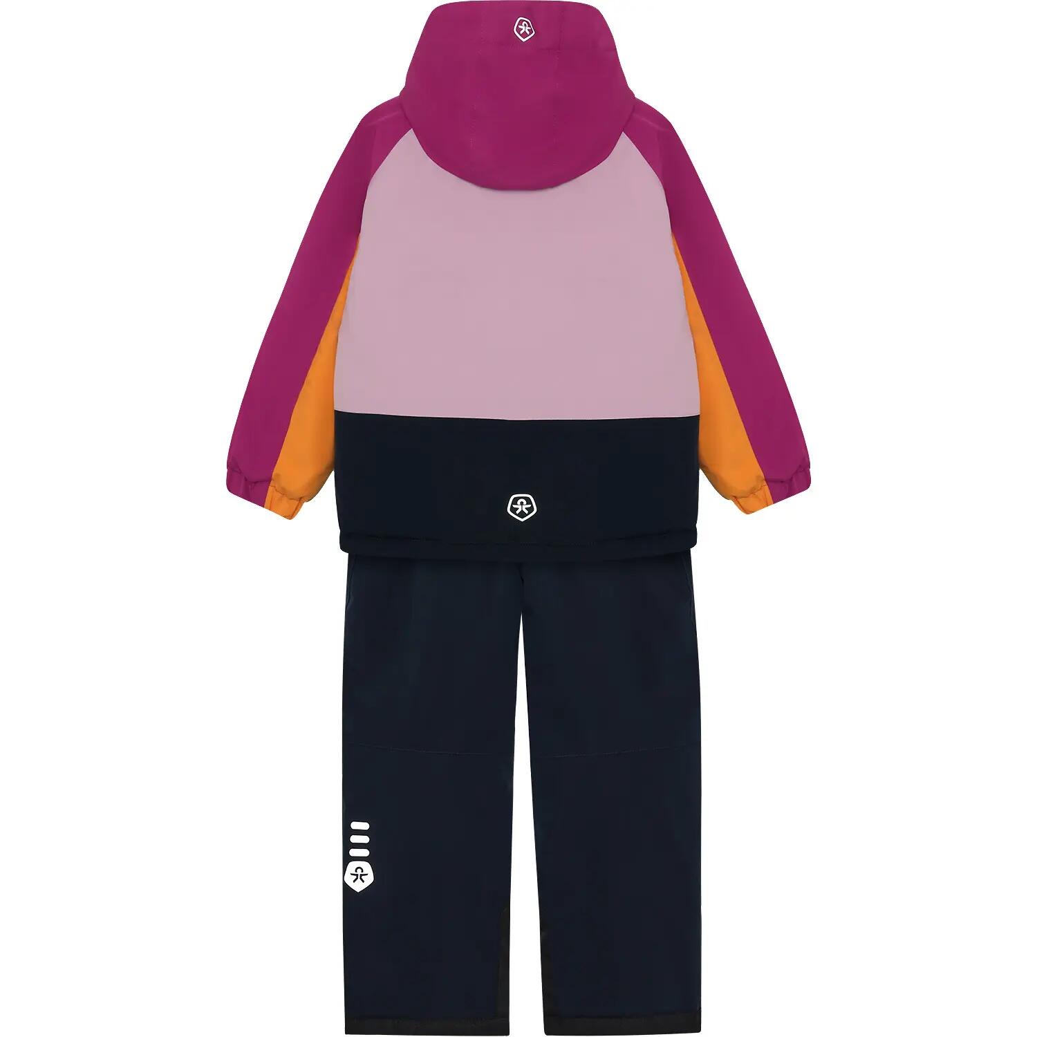 Kinder Ski Jacke+Hose Set Colorblock 2/5