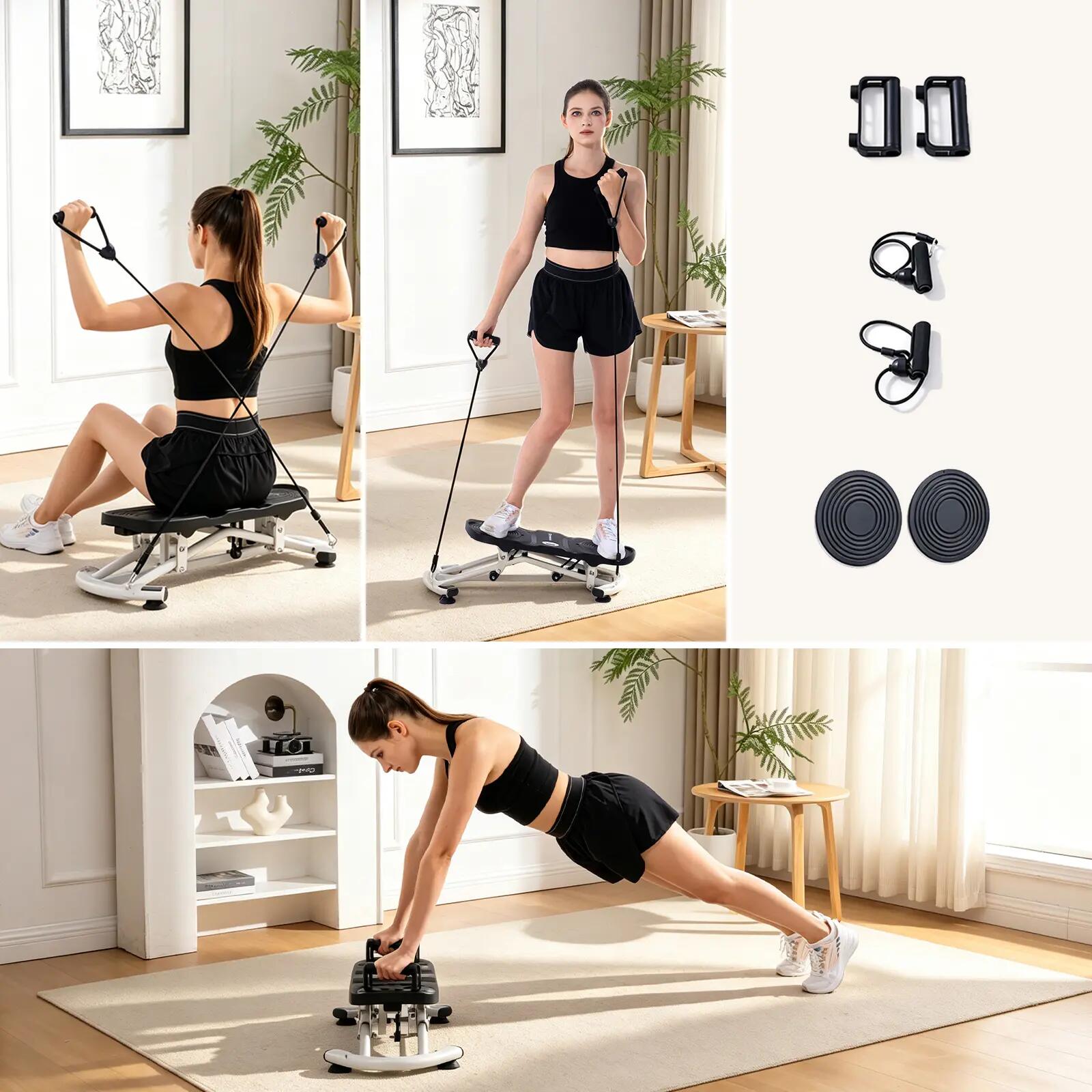 Abdominal Twister - YBJ1 - Twisting Plate + Resistance Elastic Bands 4/7