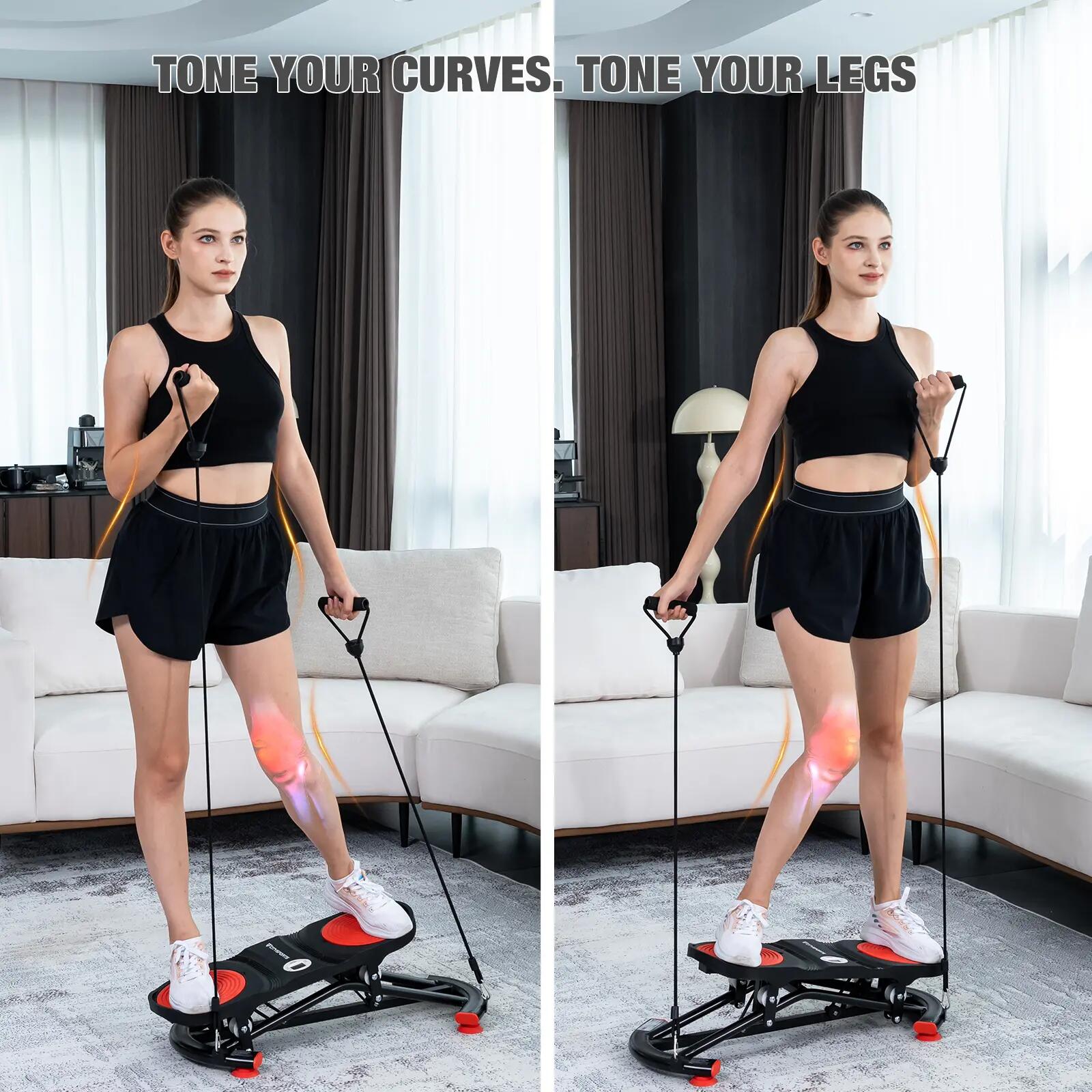Twister abdominal -YBJ1-Plaque de torsion+Bandes élastiques résistance 4/8