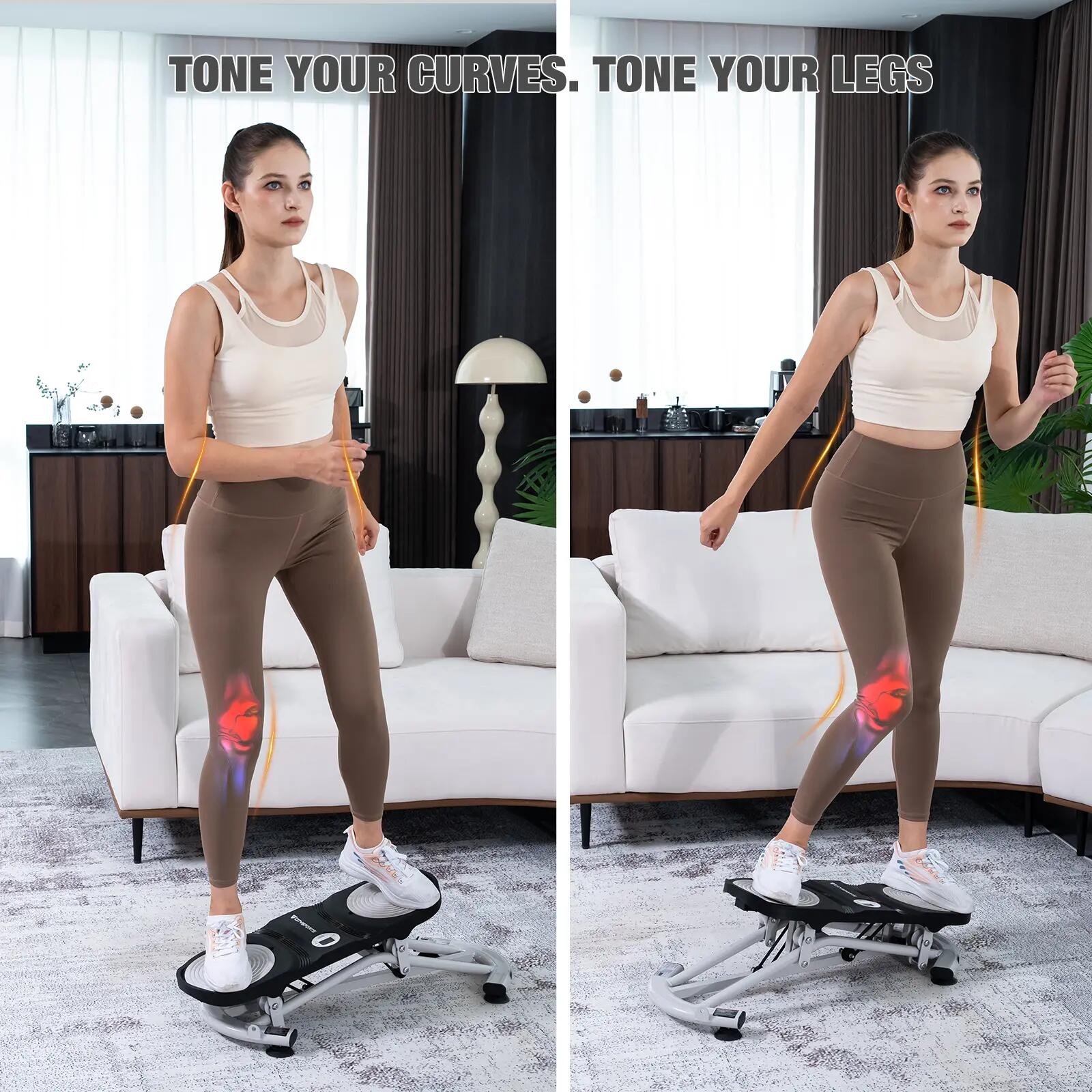 Plataforma Rotativa, Twister Abdominal - Bandas Elásticas de Resistência 4/7