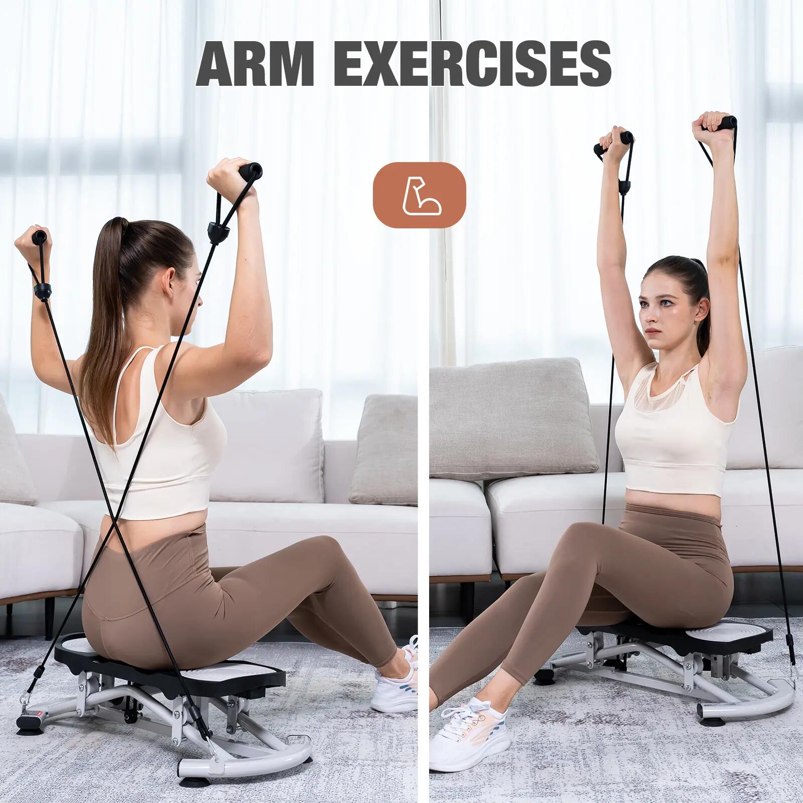 Plataforma Rotativa, Twister Abdominal - Bandas Elásticas de Resistência 2/7