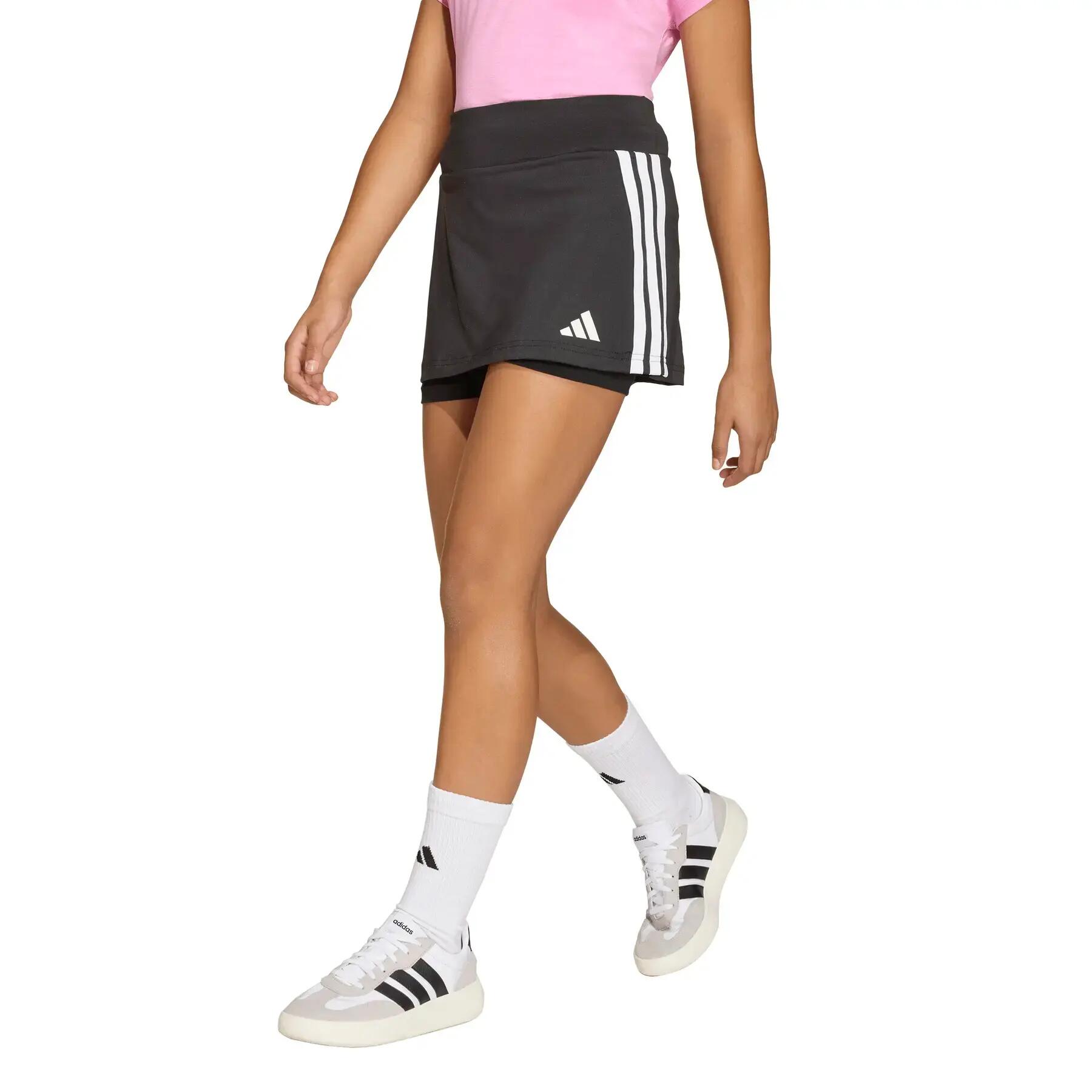 Jupe-short fille adidas Train Essentials 3 Stripes 2/6