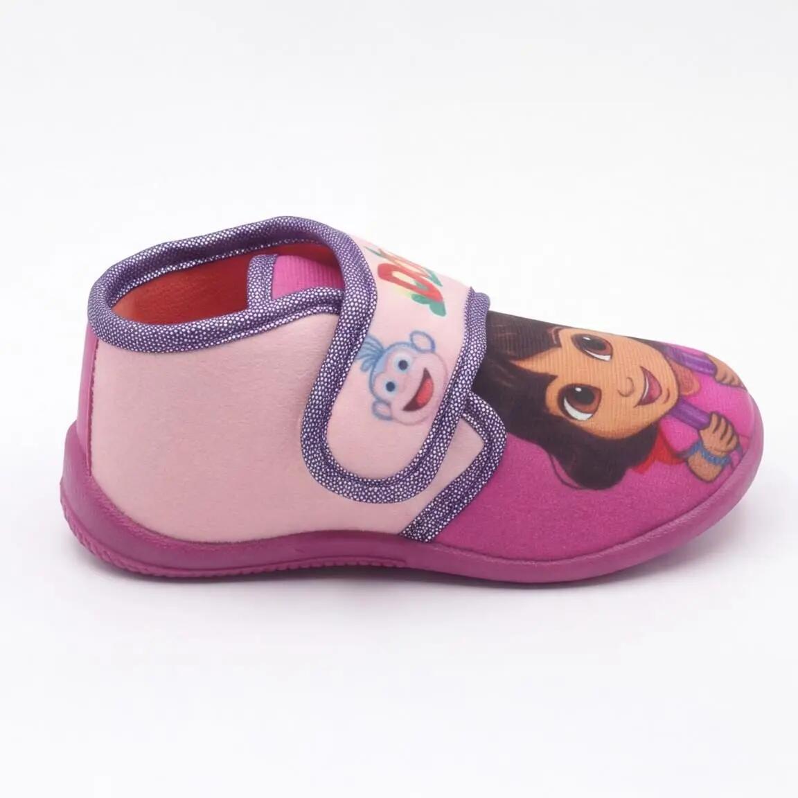 Sapatilhas de Casa Meia Bota Infantil Dora a Exploradora de Poliéster 2/7