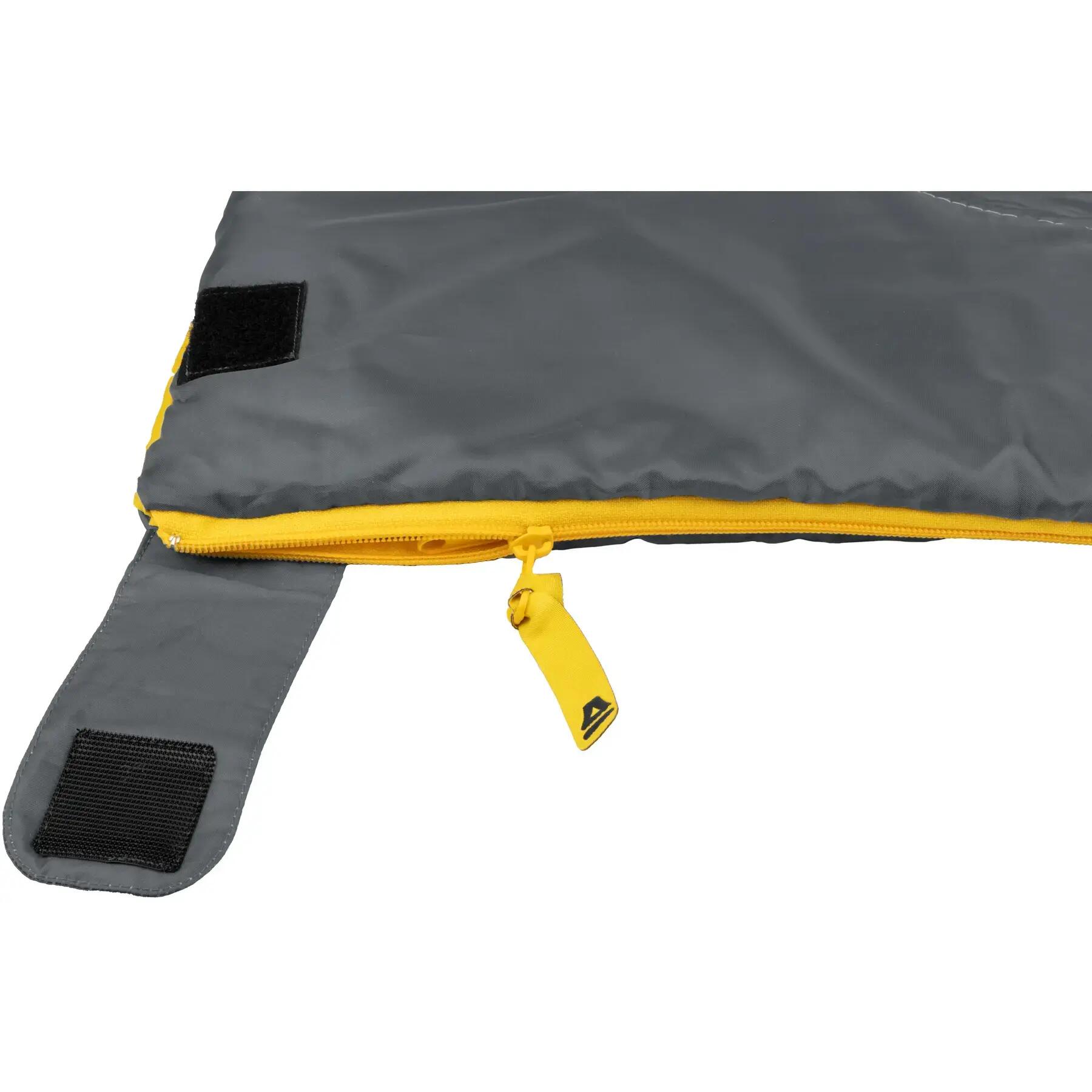 Sac de couchage Abbey Camp estate avvolgente Grigio/Giallo 5/5