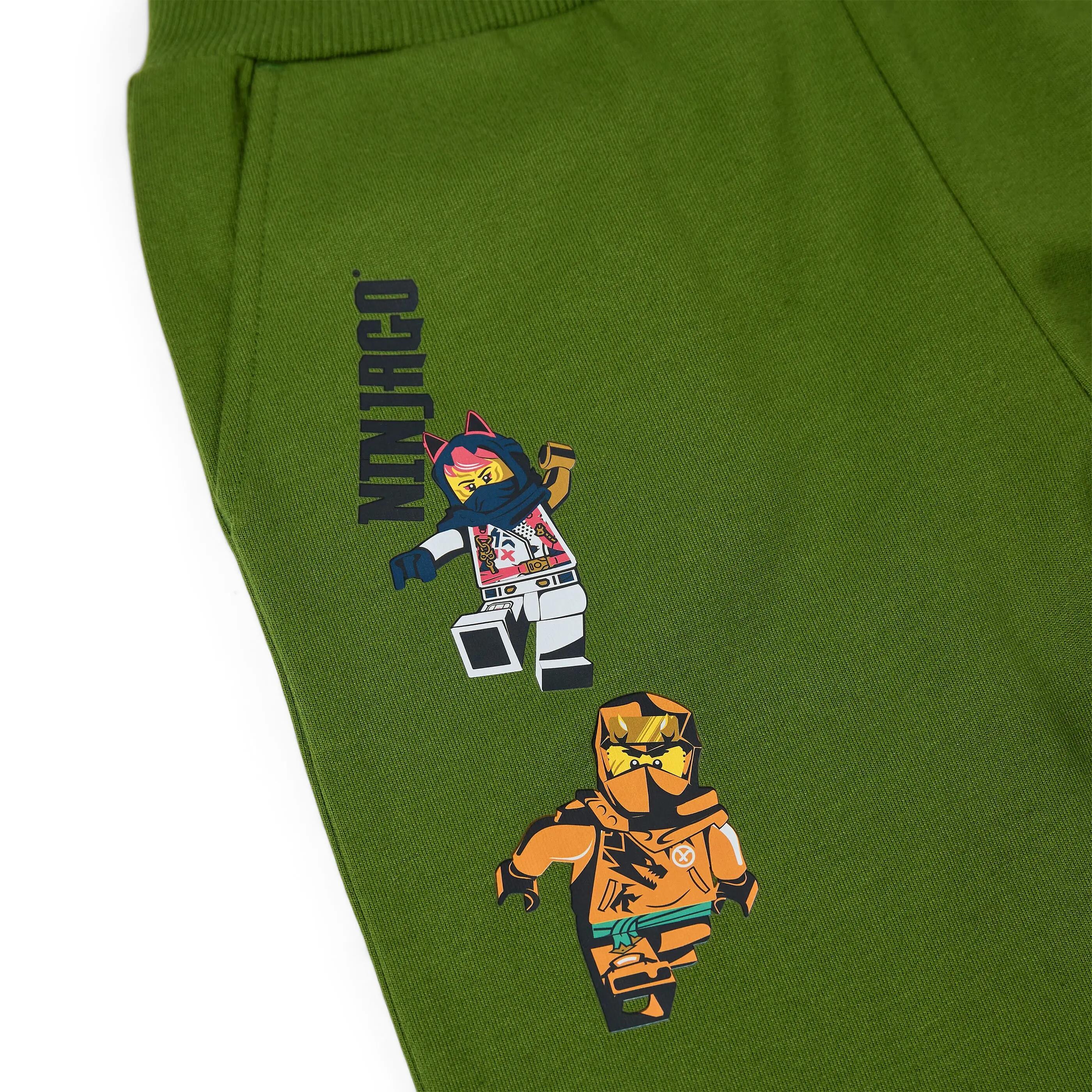 Spodnie dresowe dziecięce LEGO Ninjago 12011216/891 - zielone 4/4