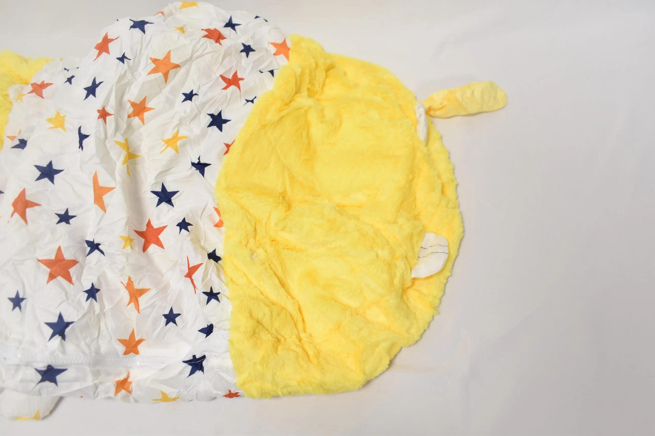 Saco de dormir infantil - Camping - 3 en 1, plegable - GO ESCAPE - Amarillo 4/4