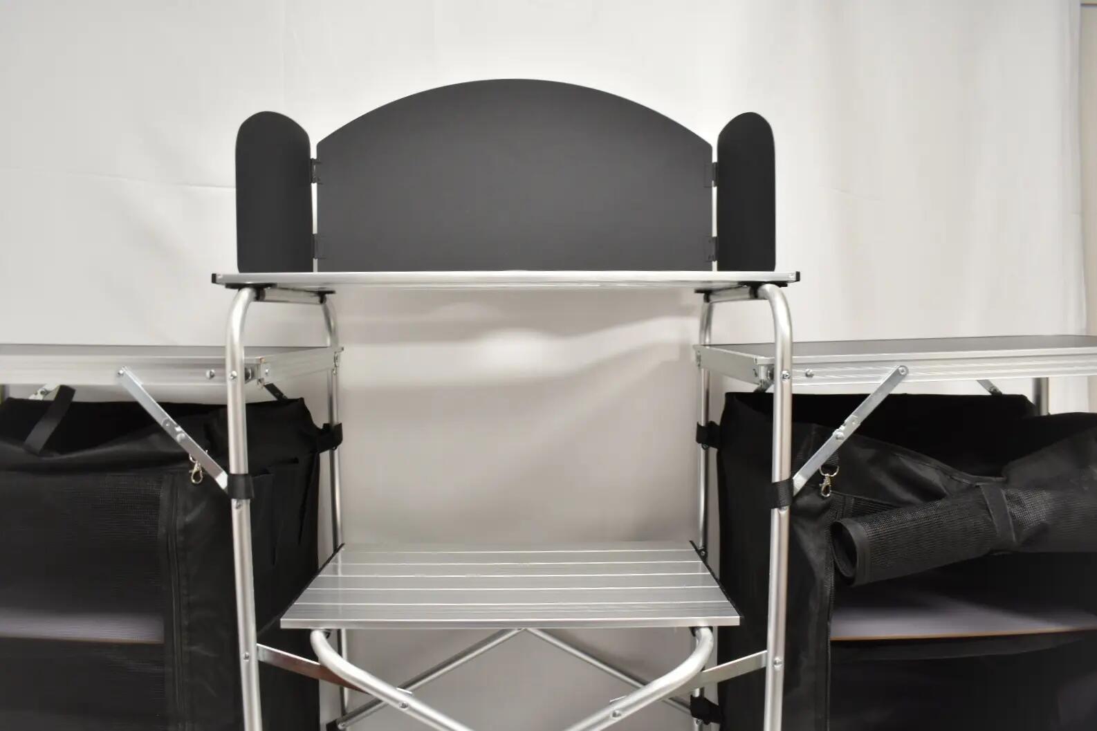 Cocina plegable - Camping - GO ESCAPE - Negra 4/6