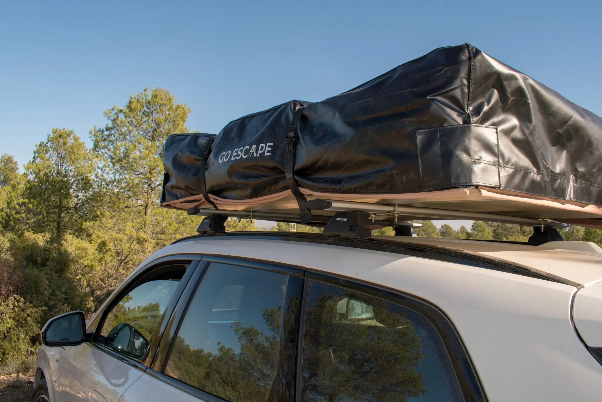 Camping Tienda de Techo para Coche Plegable 3 Personas Selva Negra L 2/7