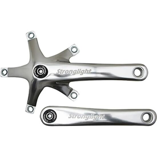 Linke + rechte Kurbel für Tablett Stronglight Track 2000 Piste - Fixie 170 mm