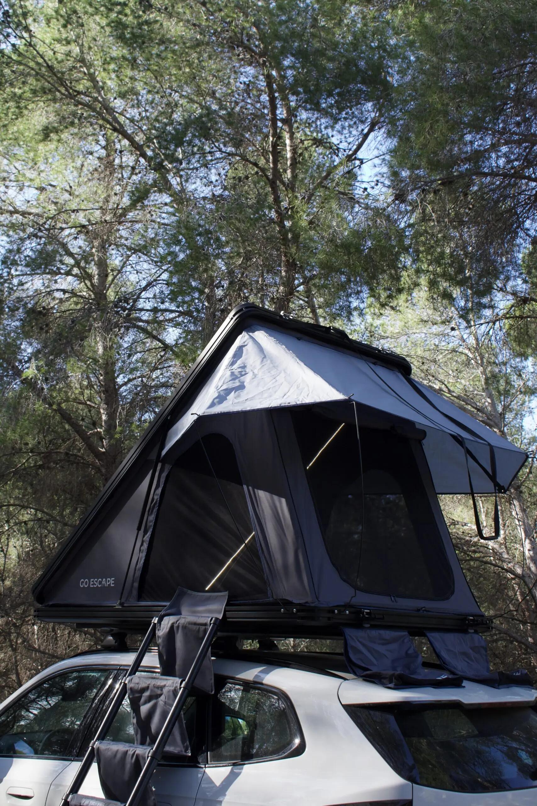 Camping Tienda de Techo para Coche Rígida 2 Personas Fuji 8/12