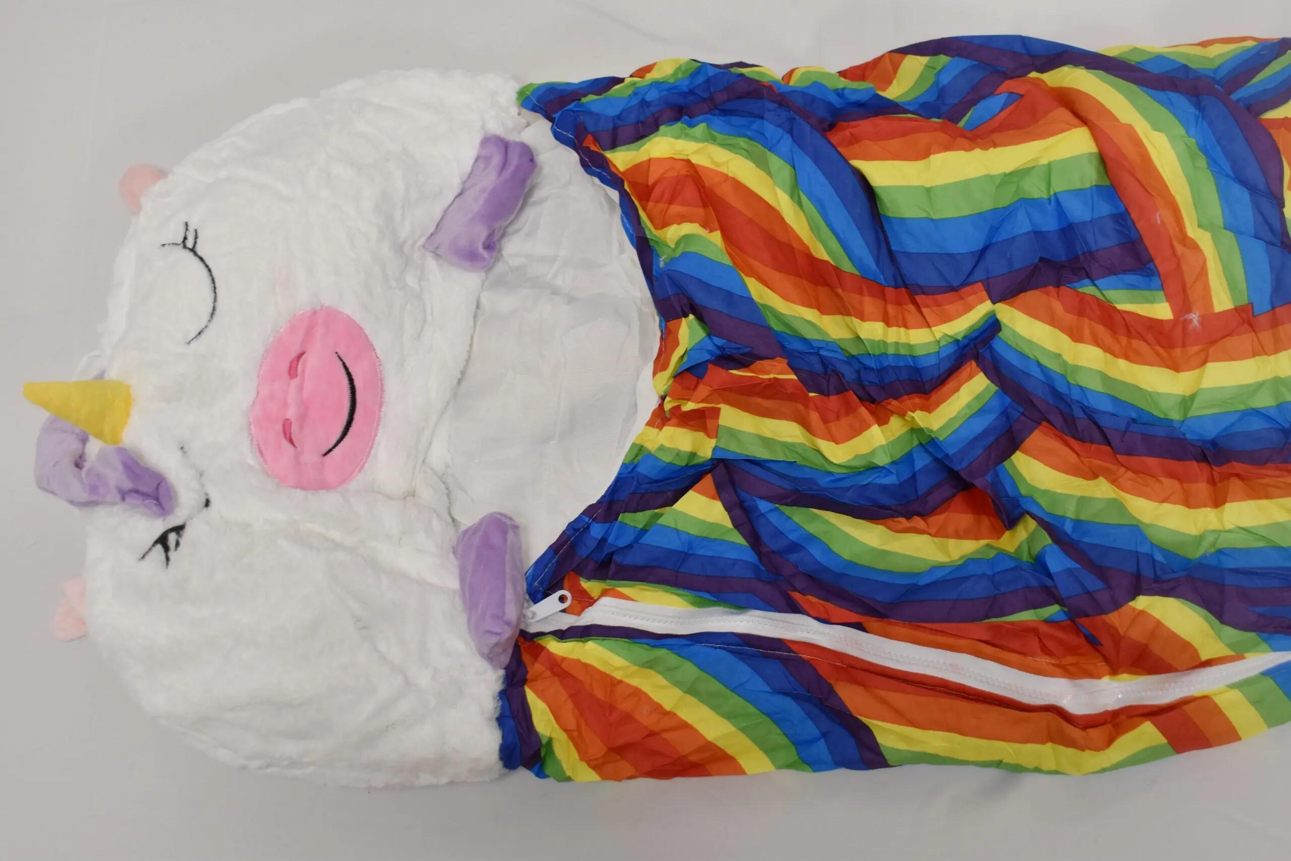 Saco de dormir infantil camping 3 en 1 GO ESCAPE, unicornio 2/4