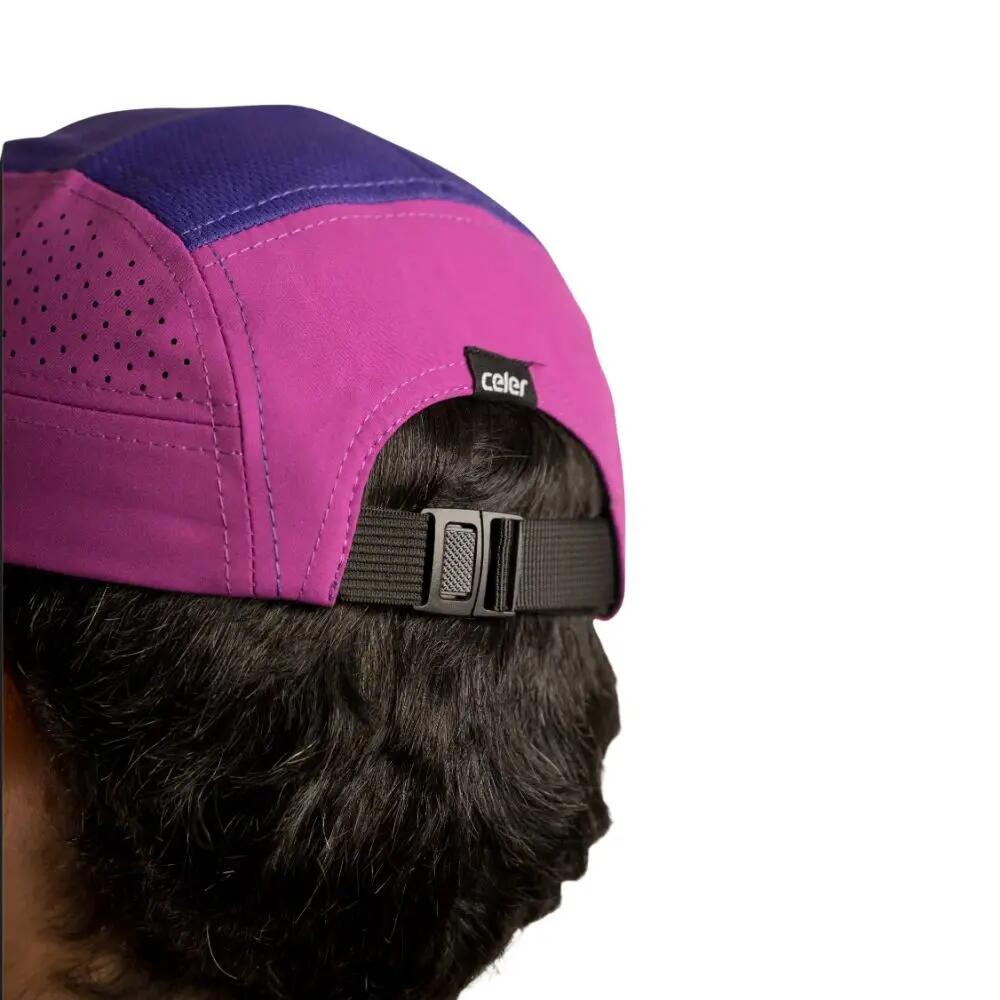 Boné de corrida Beta Purple Cap corrida Unisex Lilás Celer 3/8