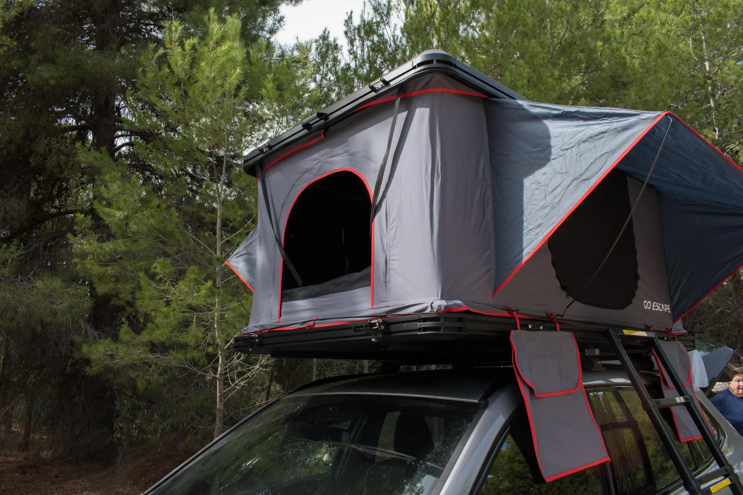 Camping Tienda de Techo para Coche Rígida 2 Personas Irati 8/12