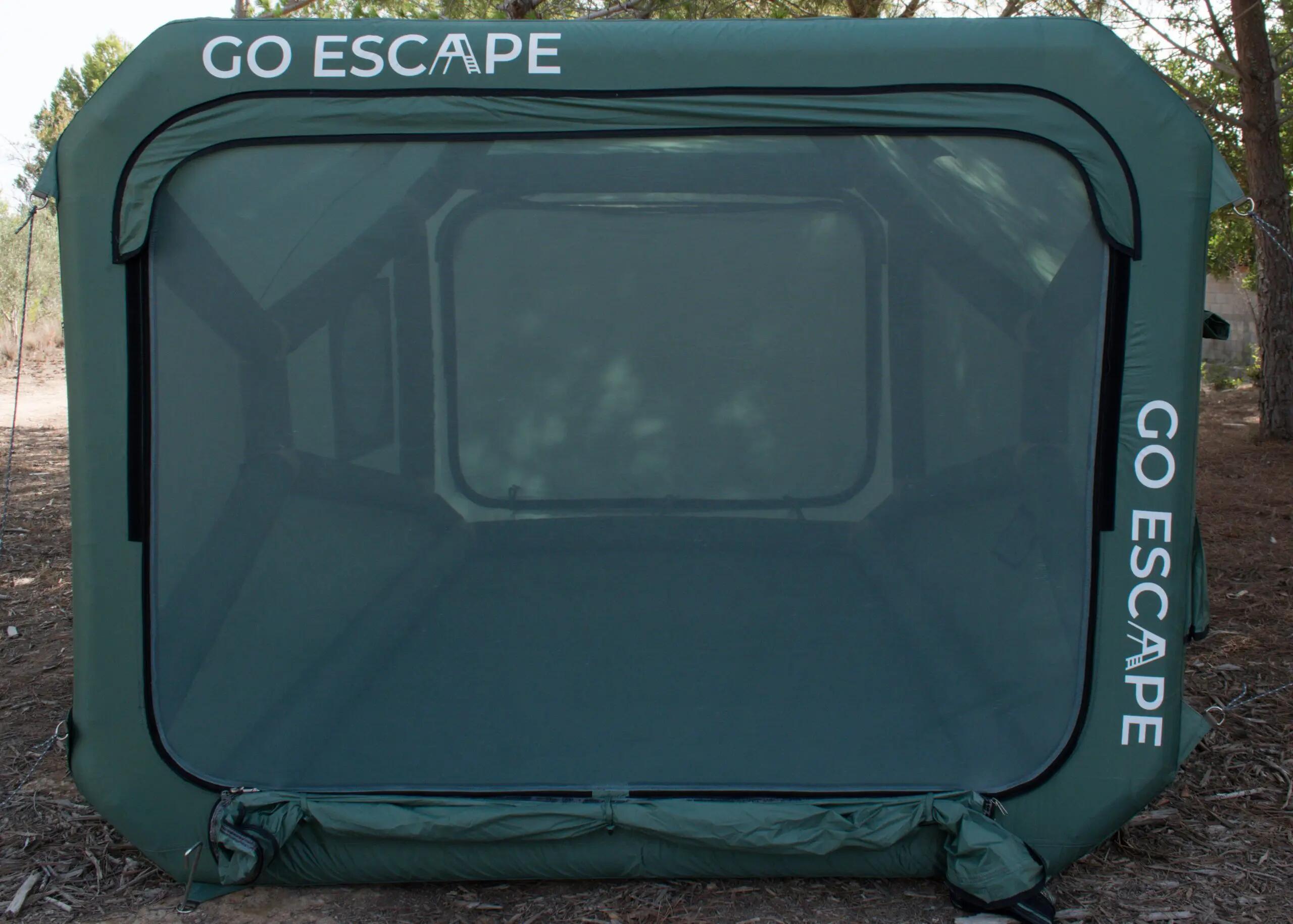 Tienda camping hinchable 4 plazas GO TENT AIR - Verde 4/6
