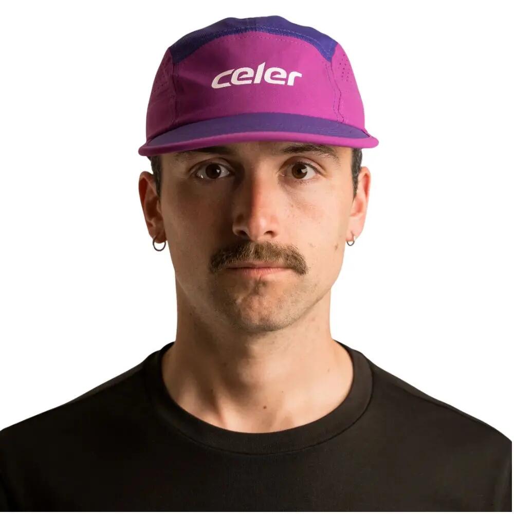 Boné de corrida Beta Purple Cap corrida Unisex Lilás Celer 2/8