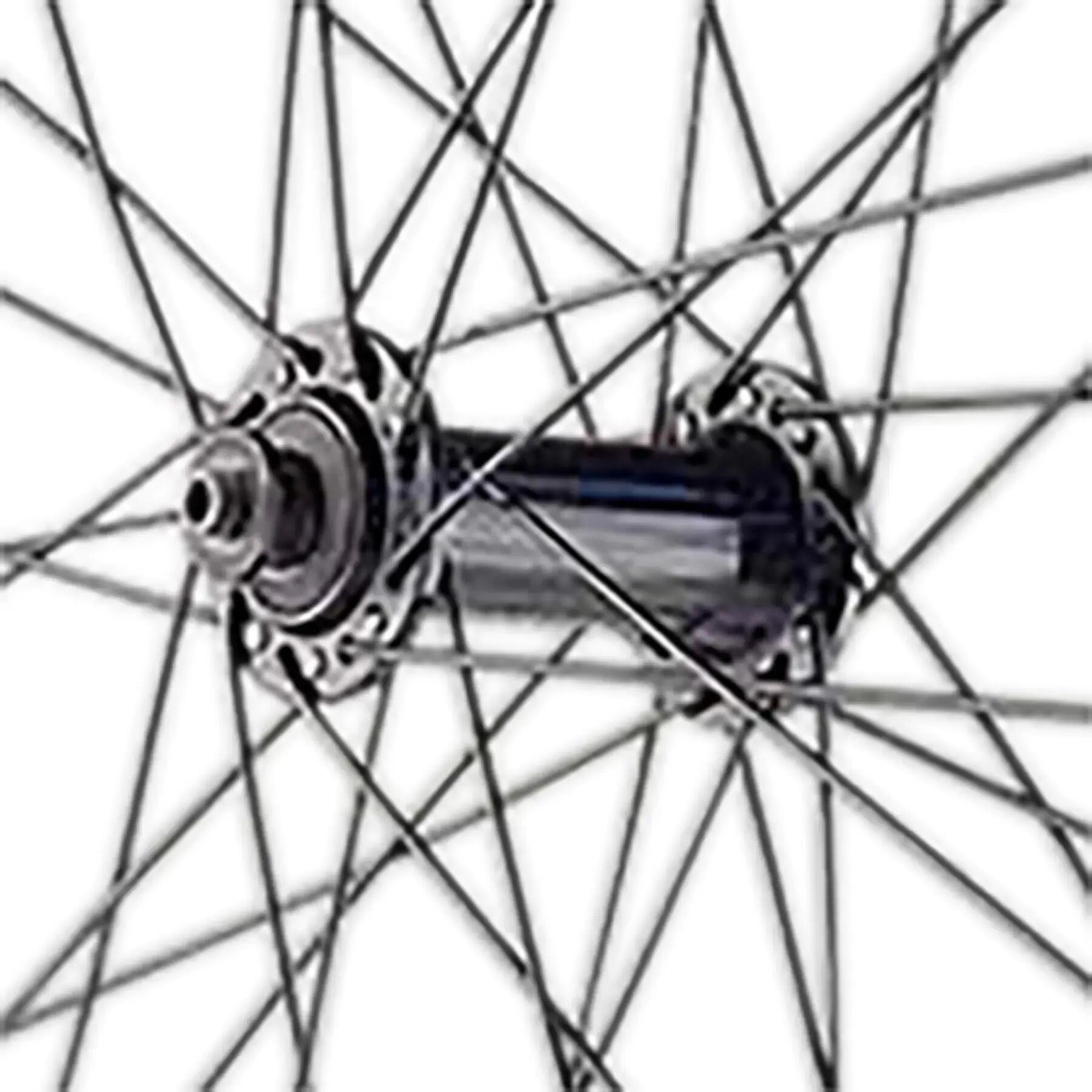 Ruota anteriore bici bloccaggio cerchio Velox Mach1 ER10 Moy.Shimano TX500 V-Bra 2/3