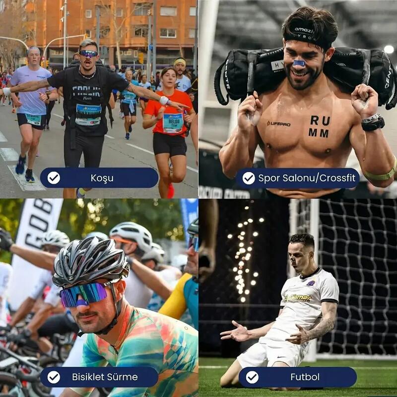 Gudsport Spor Burun Şeritleri 30 Adet Mavi Renk