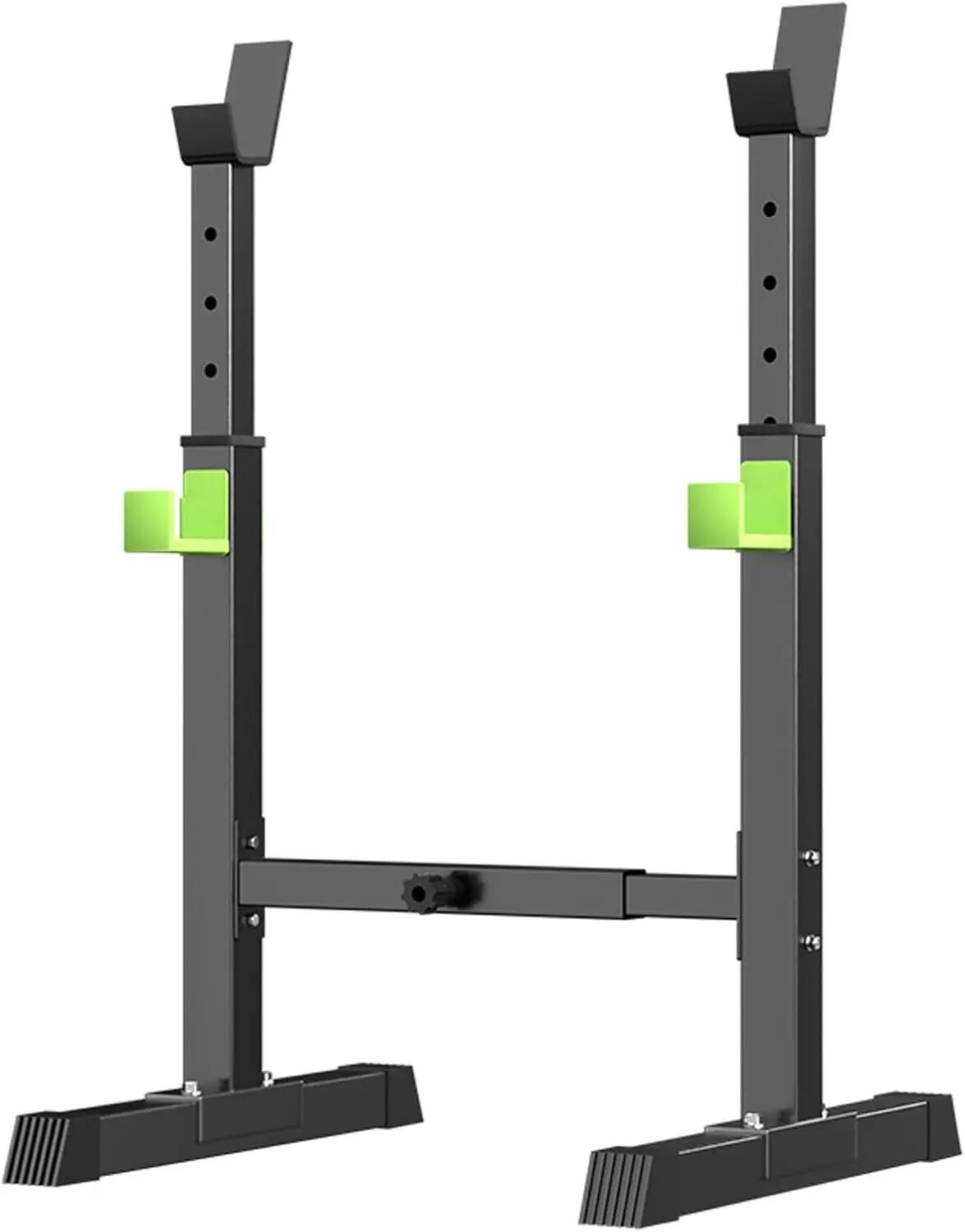 Rack Squat Musculation Réglable Acier Renforcé Support 250kg 4/4