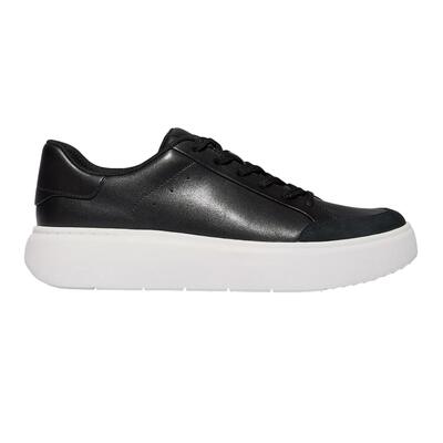 Dames rtg leren trainers (zwart)