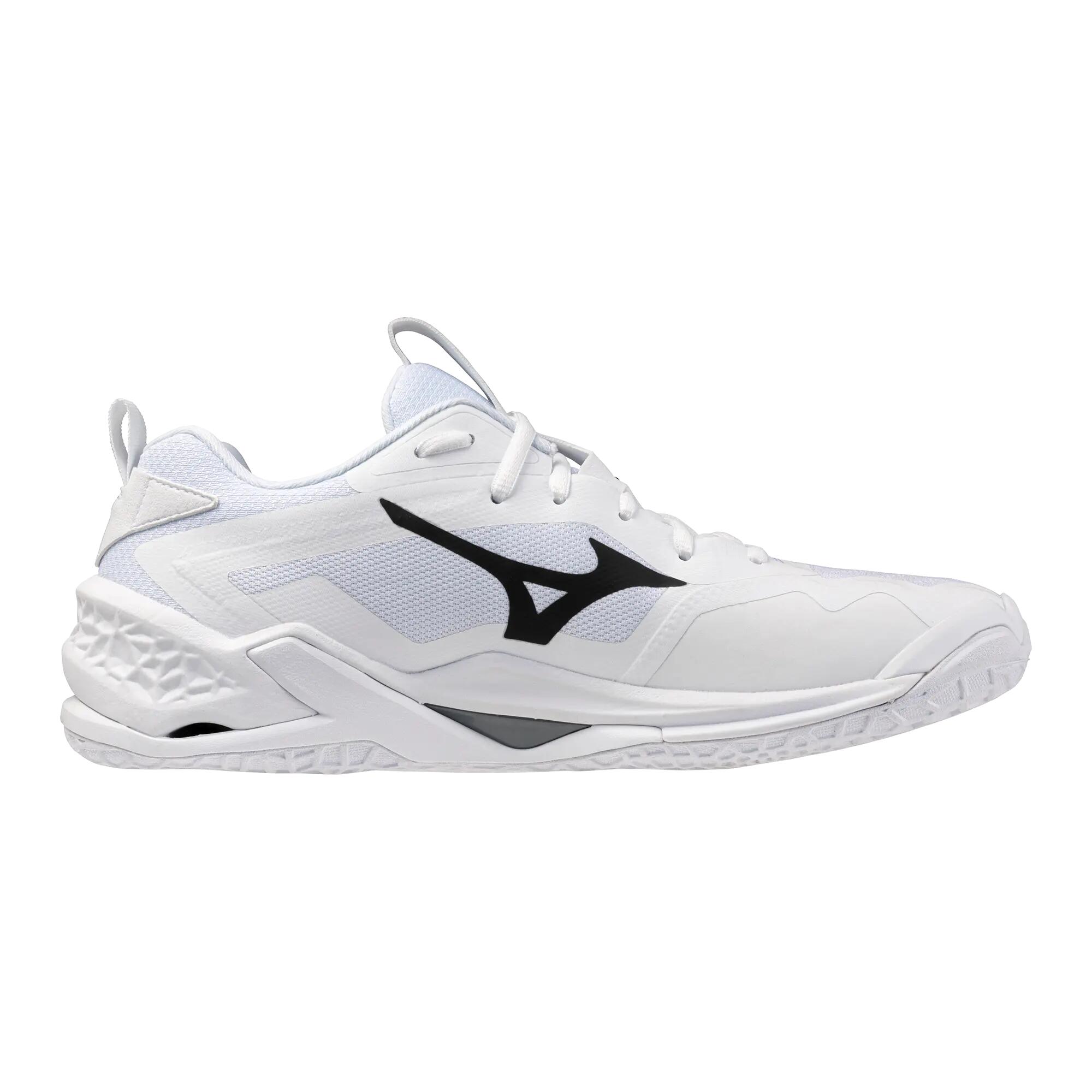 Chaussures de handball Mizuno Wave Stealth Neo 2.1 Blanc/Noir 3/6