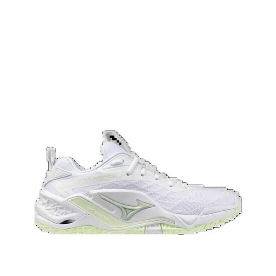 Chaussures de handball Mizuno Wave Stealth Neo 2.1 Femme Blanc/Aqua Gris