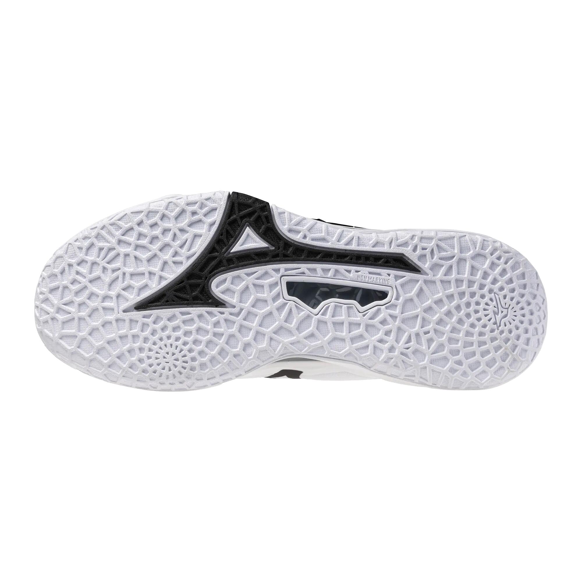 Chaussures de handball Mizuno Wave Stealth Neo 2.1 Blanc/Noir 2/6