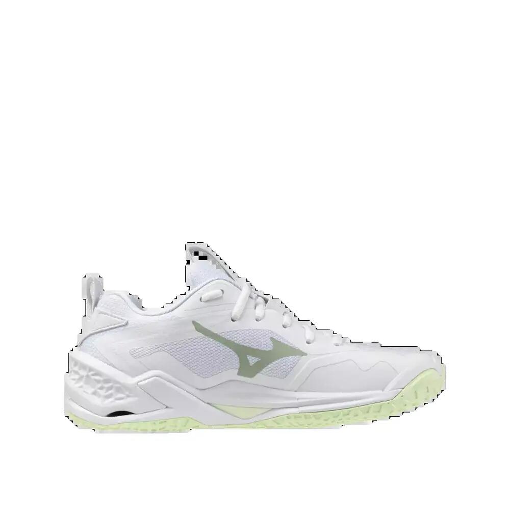 Mizuno Wave Stealth Neo 2.1 Dames Schoenen Wit/Aqua Grijs 5/6