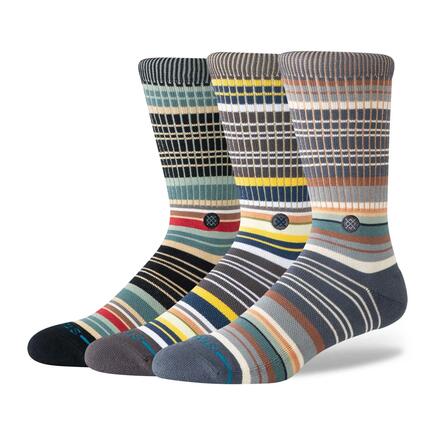 Socken Unisex 3er Pack Bequem sitzend-Jorongo 3 Pack Crew Socks