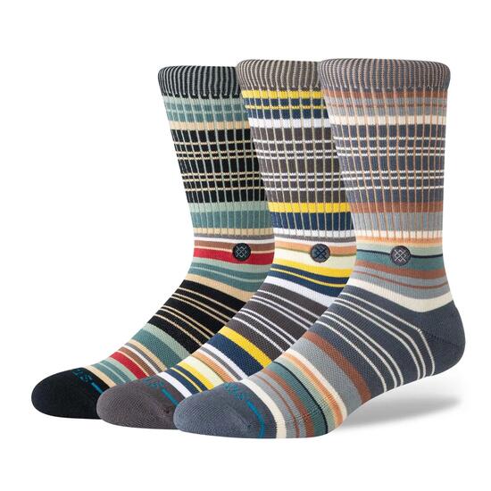 Socken Unisex 3er Pack Bequem sitzend-Jorongo 3 Pack Crew Socks