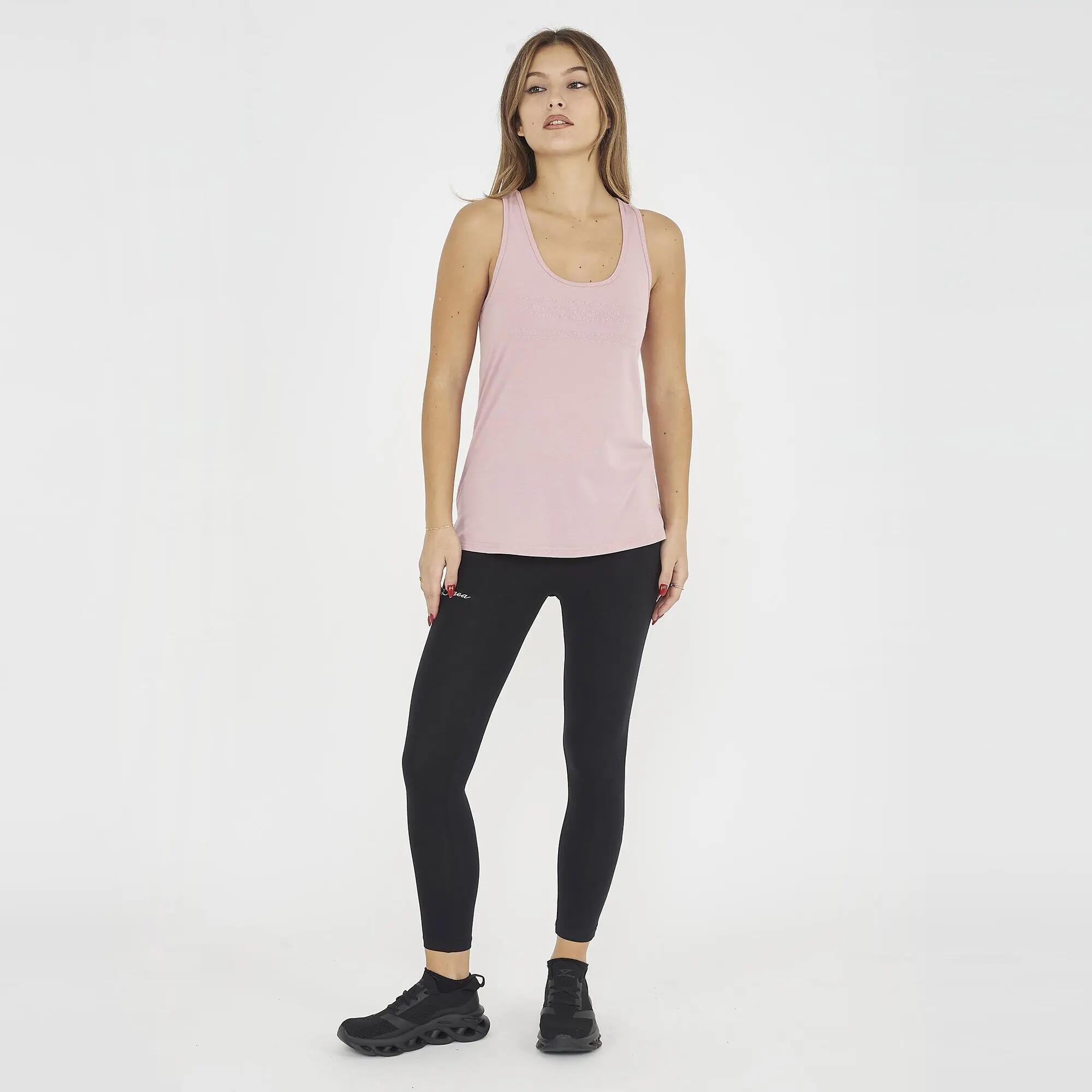 Women's Tank top and leggings set Titano + Levery Pink / Navy 4/8